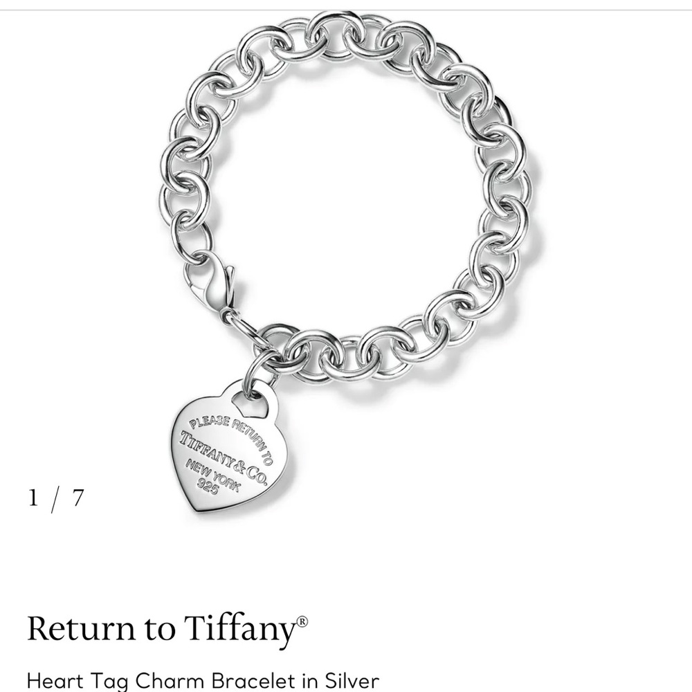 Tiffany Return to Tiffany Heart Tag Charm Bracelet